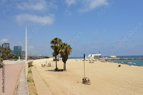 Photography Mar Bella beach, Barcelona, Catalonia, Spain