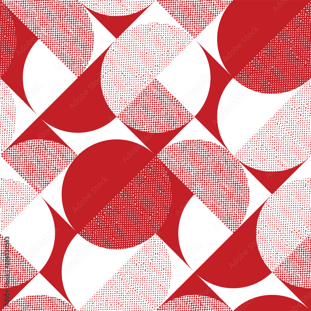 Red and black rhombus diagonal seamless pattern