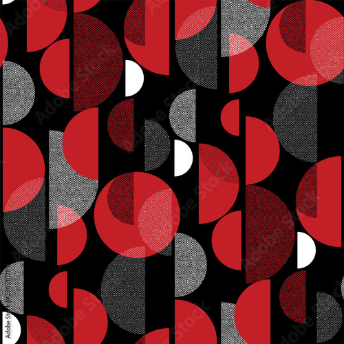 Modern red and black active...