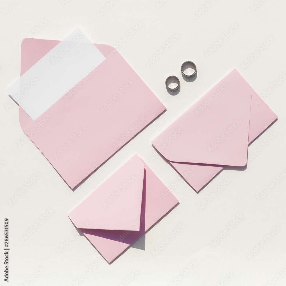 Pink envelopes for wedding invitations Pink envelopes for wedding invitations