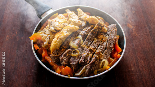 Fajitas en Sartén
