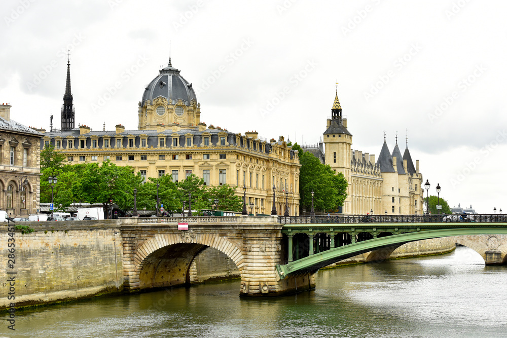 Architecture of Paris. Historical places of France.