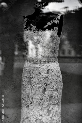 Mannequin in a wedding dress