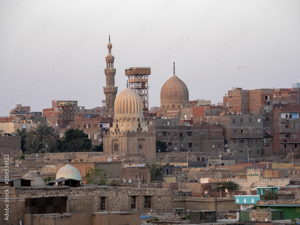 Old tombs in Cairo capital city, Egypt