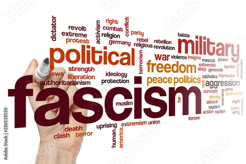 Fascism word cloud