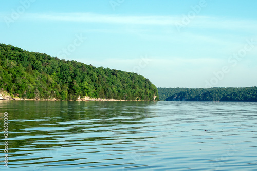 Fototapeta Naklejka Na Ścianę i Meble -  A pretty scene at lake Eucha Oklahoma.
