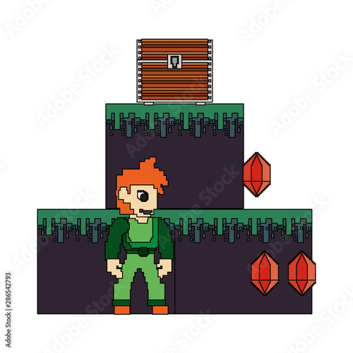 videogame pixelated retro art cartoon