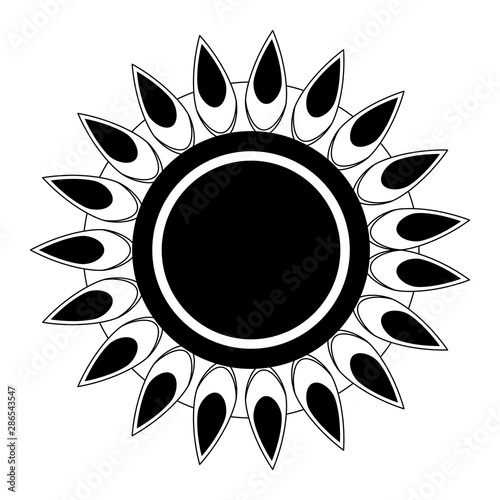 well being relax healthy cartoon in black and white