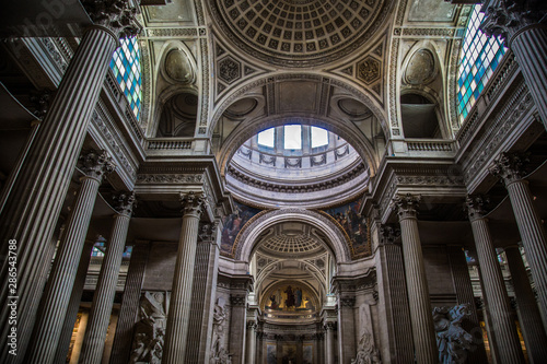 The Pantheon in the latin quarter in Paris, France