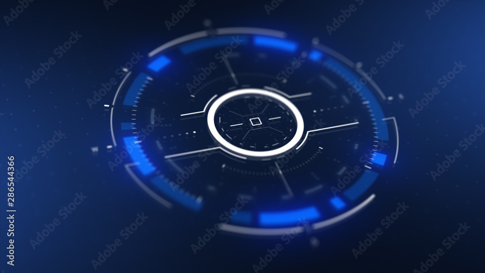 Futuristic conceptual technology background, circular HUD interface hologram, 3d render in high resolution, sci fi and cyberpunk wallpaper Futuristic conceptual technology background, circular HUD interface hologram, 3d render in high resolution, sci fi and cyberpunk wallpaper