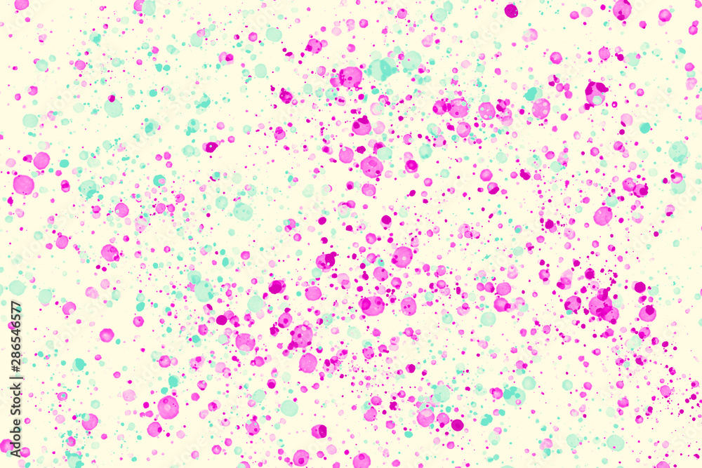 Blue and purple random round paint splashes on white background. Abstract colorful texture for web-design, website, presentations, digital printing, fashion or concept design. Blue and purple random round paint splashes on white background. Abstract colorful texture for web-design, website, presentations, digital printing, fashion or concept design.