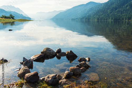 Teletskoye lake in Altai mo...