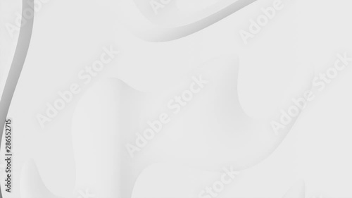 seamless looping white design background in abstract futuristic style (4K)