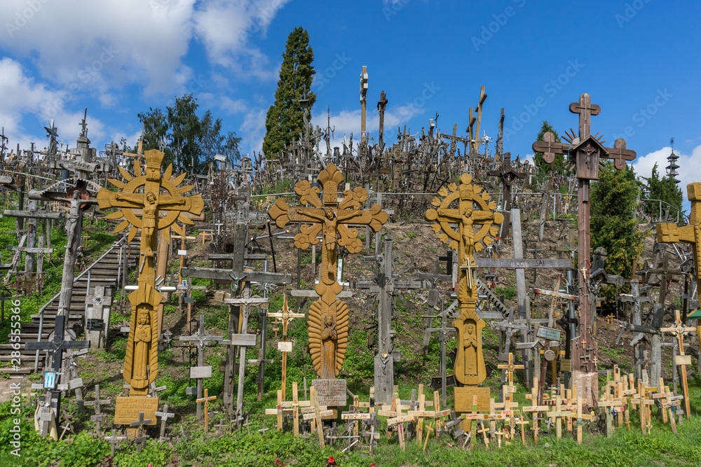 Obraz premium Hill of crosses, Lithuania