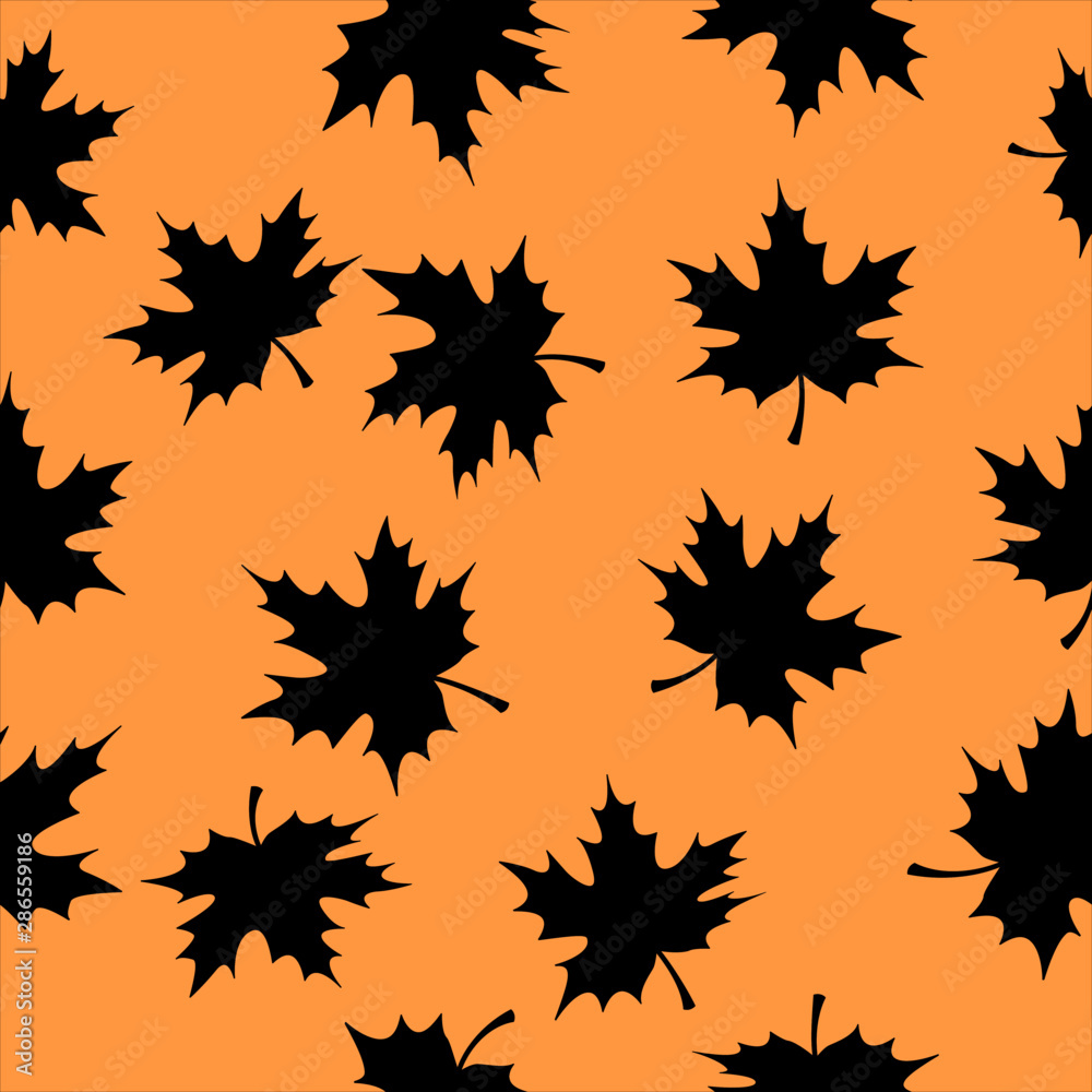 maple leaves seamless pattern maple leaves seamless pattern