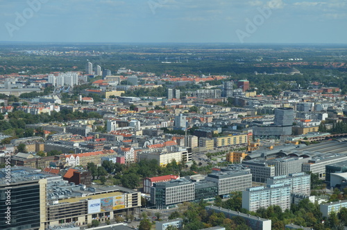 Wroclaw - panorama miasta, widok z góry, latem © Ewa