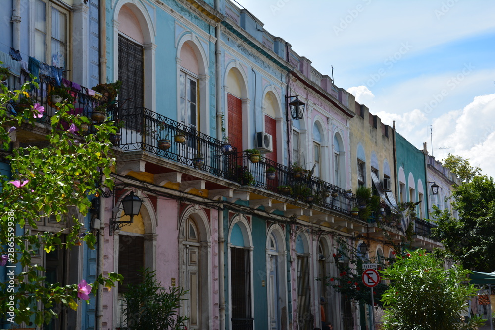 Naklejka premium Barrio Reus al Norte Montevideo Uruguay