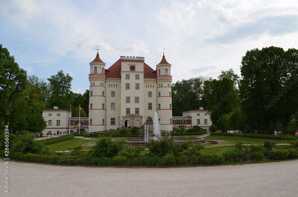 Pałac w Wojanowie, Dolina Pałaców i Ogrodów, Dolny Śląsk, Polska Pałac w Wojanowie, Dolina Pałaców i Ogrodów, Dolny Śląsk, Polska