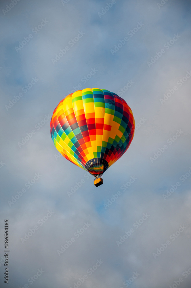 Naklejka premium Beautiful Colorful Hot Air Baloon-Four