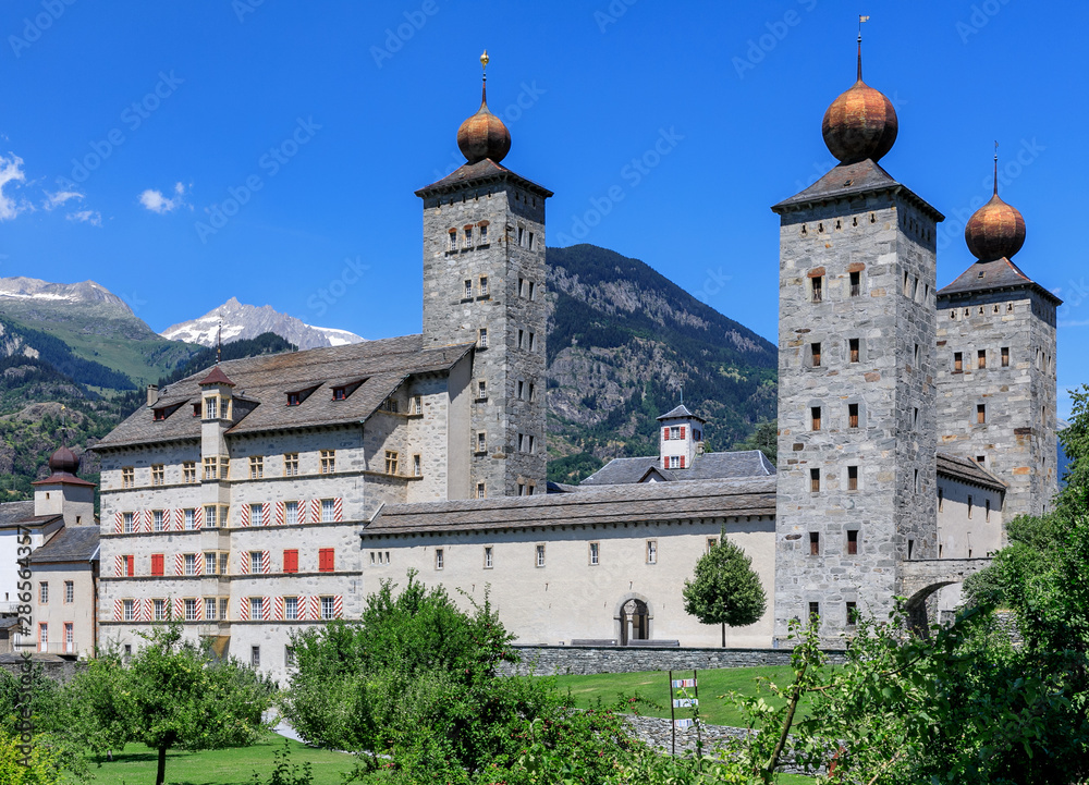 The Stockalper Palace (Stockalperpalast),Brig / Brig-Glis, Valais, Switzerland
