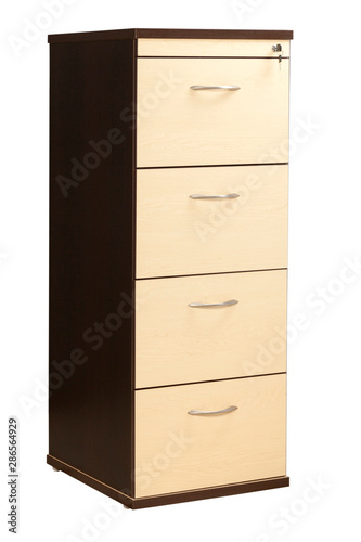 фотографія Office furniture on white background.