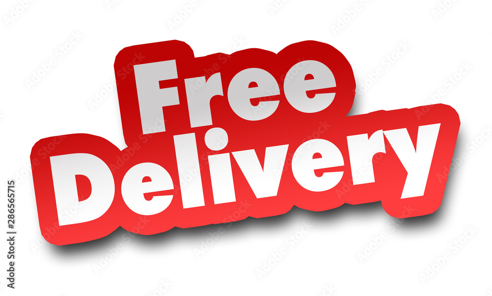 free delivery concept 3d illustration isolated free delivery concept 3d illustration isolated