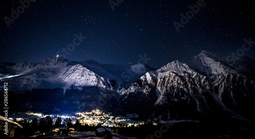 Lezerheide bei Nacht