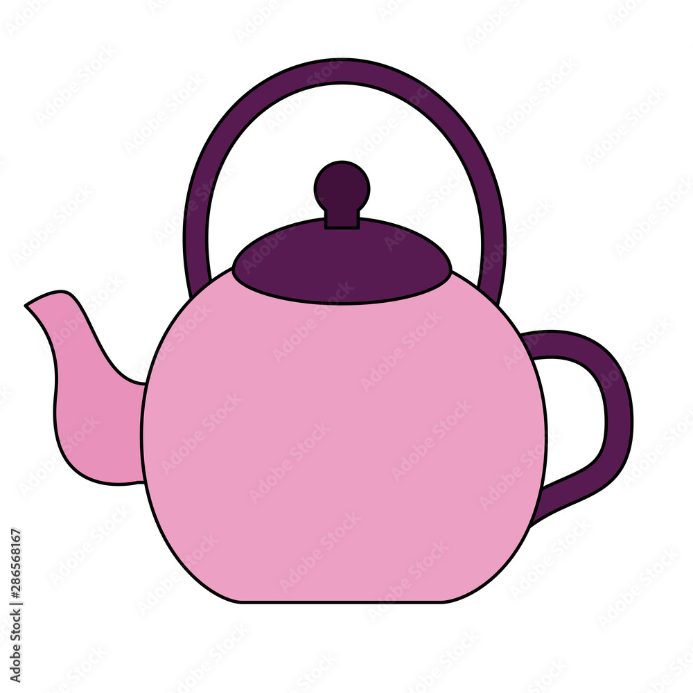 Obraz premium Isolated tea pot design