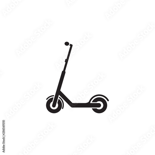 Vector scooter icon design on white