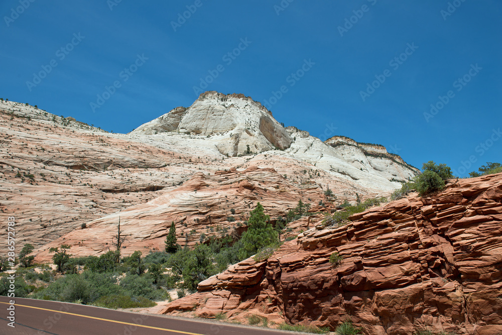 Fototapeta premium Americas southwest red rocks landscape
