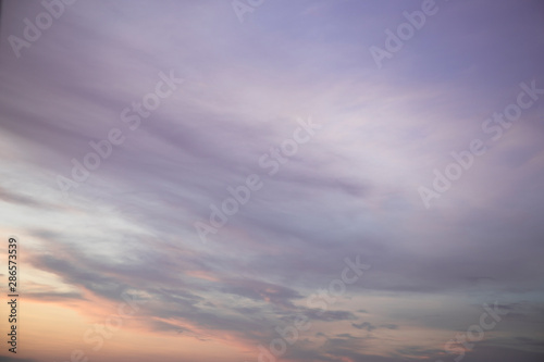 Beautiful sunrise sky in purple colors © Ivanna