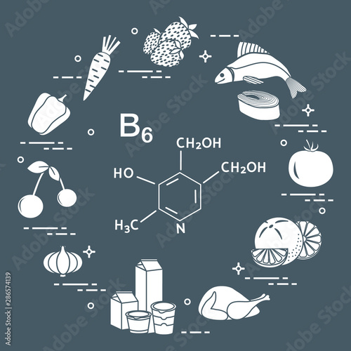 Foods rich in vitamin B6.