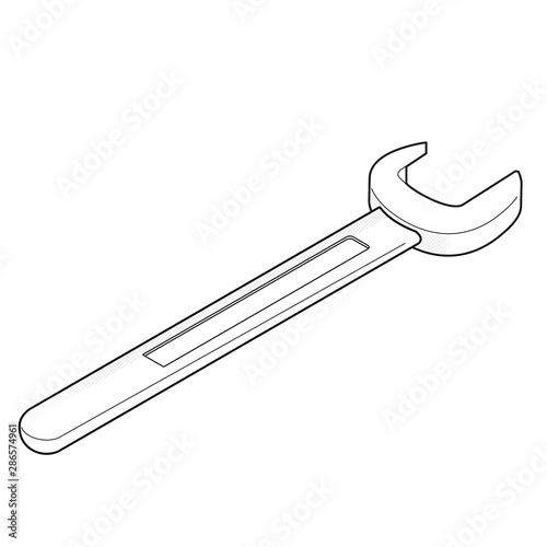 Maulschlüssel [schwrz-weiß]