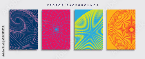 Minimal Vector cover designs. Future Poster template.