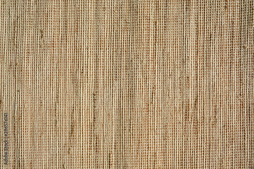 Grober Stoff aus Leine oder Sackleine mit Struktur. Textur und Hintergrund 