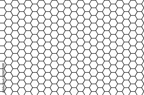 Honeycomb monochrome honey seamless pattern Vector eps hexagons of geometric shapes mosaic background