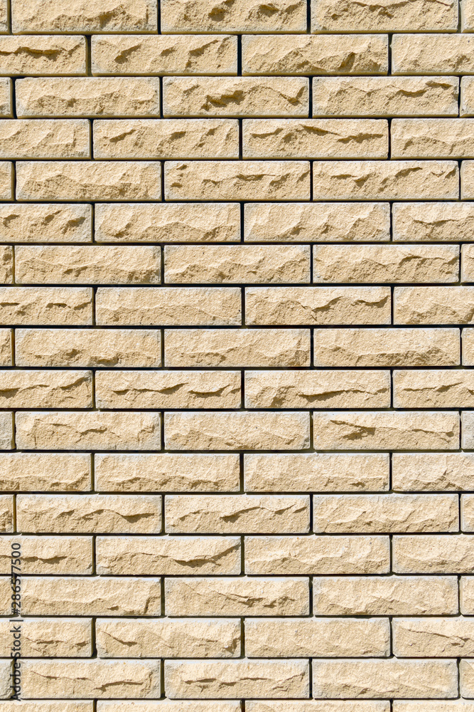 Detail background from sand bricks laid horizontally. Detail background from sand bricks laid horizontally.