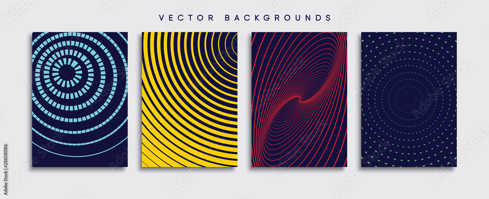 Minimal Vector cover designs. Future Poster template.