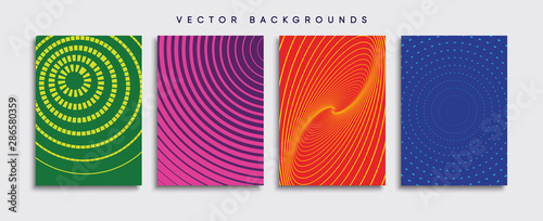 Obraz na płótnie Minimal Vector cover designs. Future Poster template. w salonie