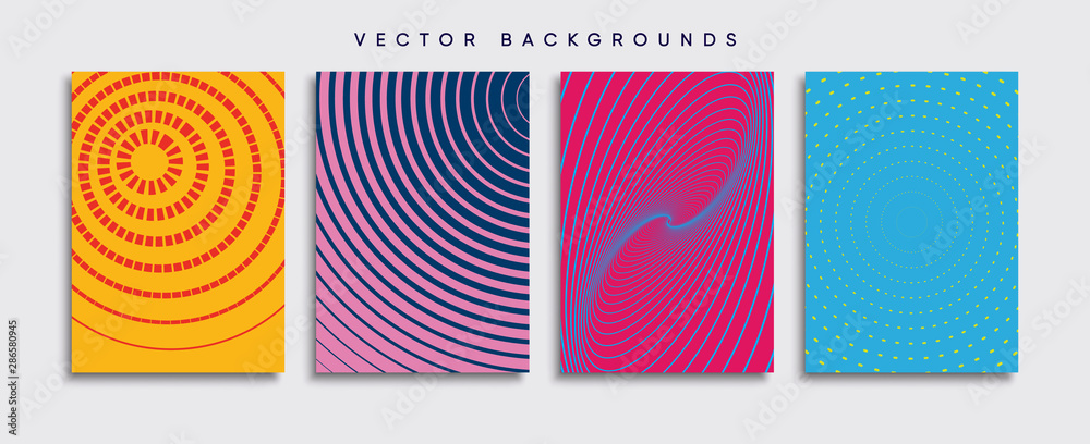 Minimal Vector cover designs. Future Poster template.