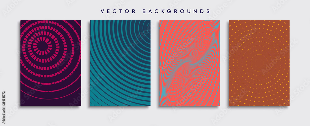 Minimal Vector cover designs. Future Poster template.