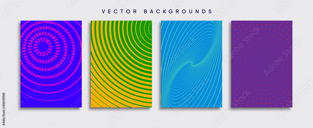 Minimal Vector cover designs. Future Poster template.