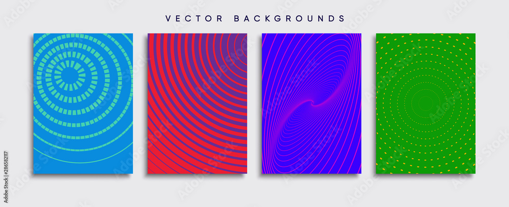 Minimal Vector cover designs. Future Poster template.