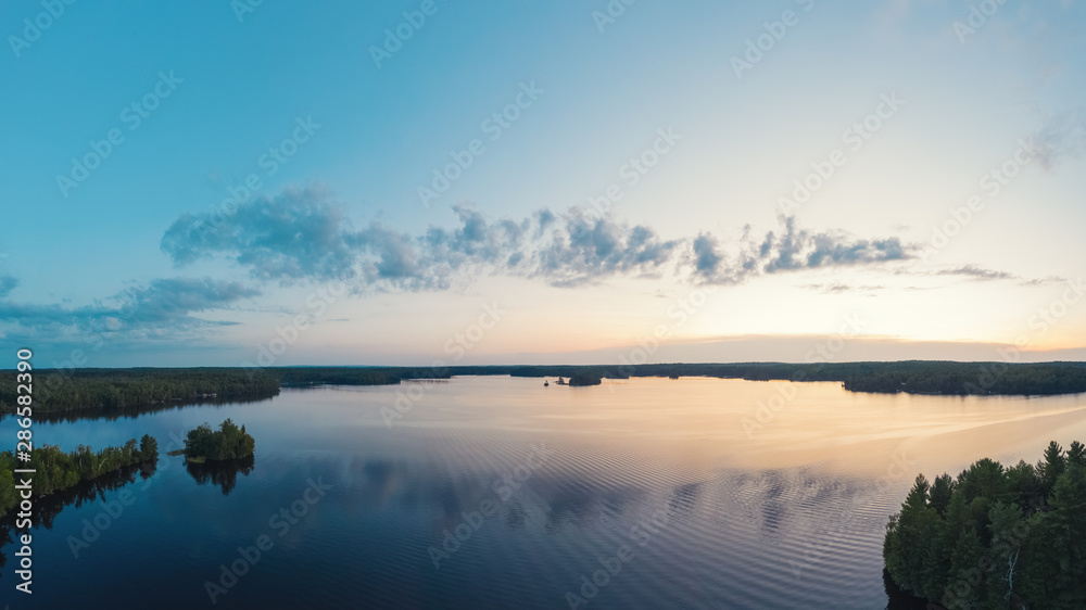 Obraz premium Moose Lake, Wisconsin