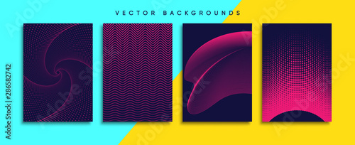 Minimal Vector cover designs. Future Poster template.