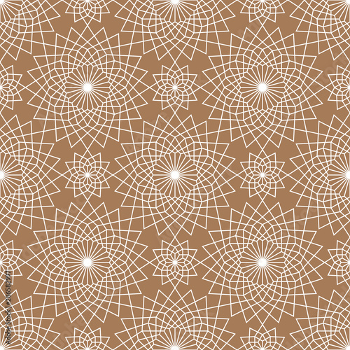 Vector seamless oriental pattern. Geometric ornament