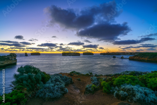 bay of islands after sunset at blue hour, great ocean road, australia 2