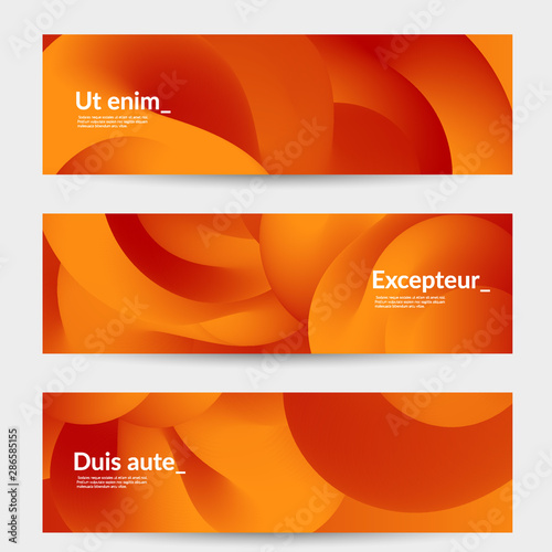 Bright colored sale advertisement templates