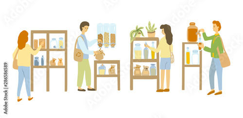 Zero waste shop.