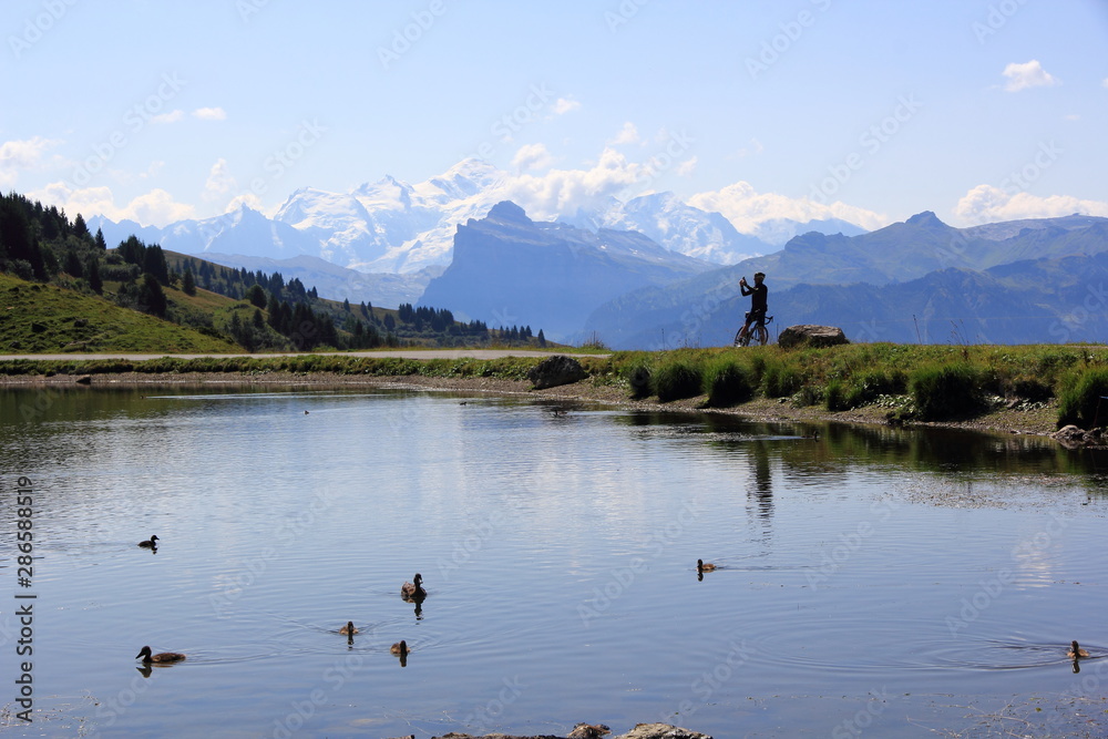Le Mont Blanc au col de Joux Plane